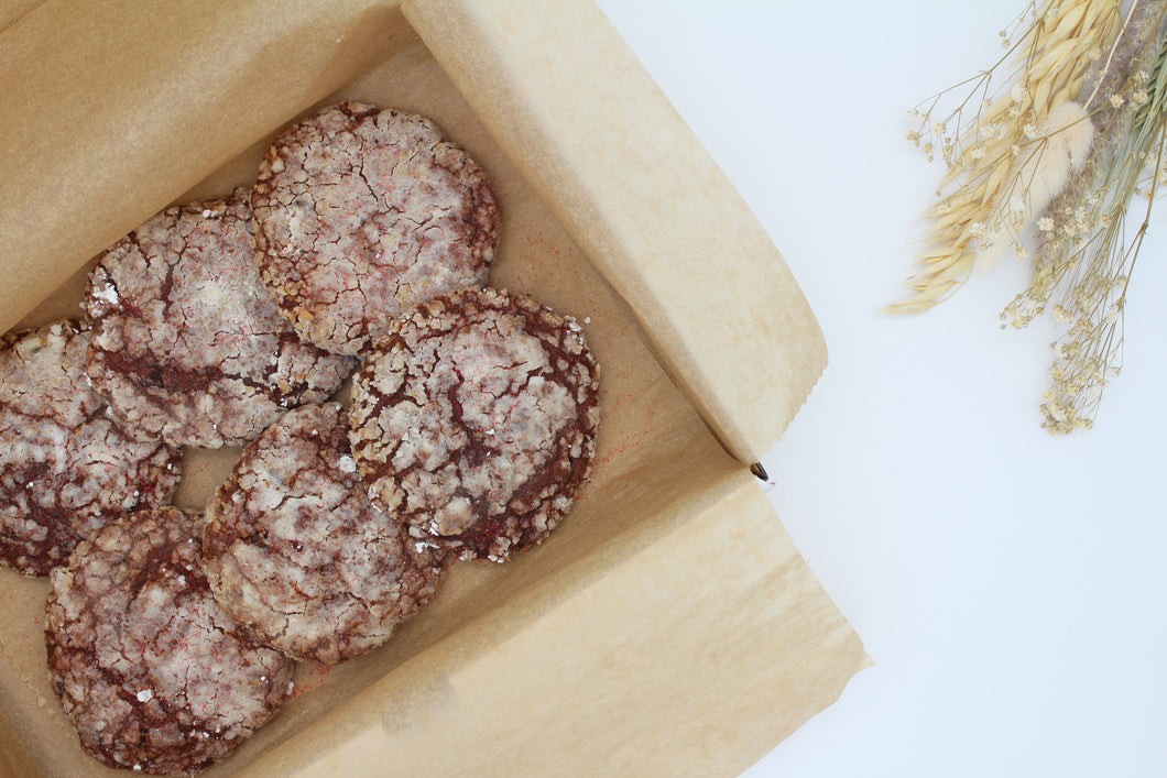 Nutty Chocolate Crinkle Cookies